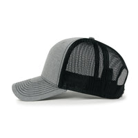 ililily Blank Six Panel Mesh Back Baseball Cap Basic Snap Back Trucker Hat
