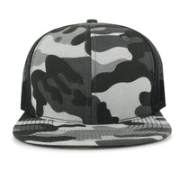 ililily Blank Six Panel Mesh Back Baseball Cap Basic Snap Back Flat Brim Hat