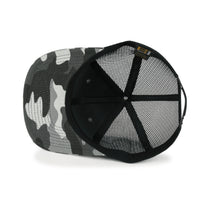 ililily Blank Six Panel Mesh Back Baseball Cap Basic Snap Back Flat Brim Hat