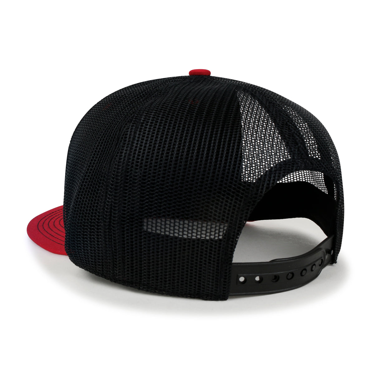 ililily Blank Six Panel Mesh Back Baseball Cap Basic Snap Back Flat Brim Hat