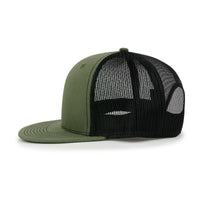 ililily Blank Six Panel Mesh Back Baseball Cap Basic Snap Back Flat Brim Hat