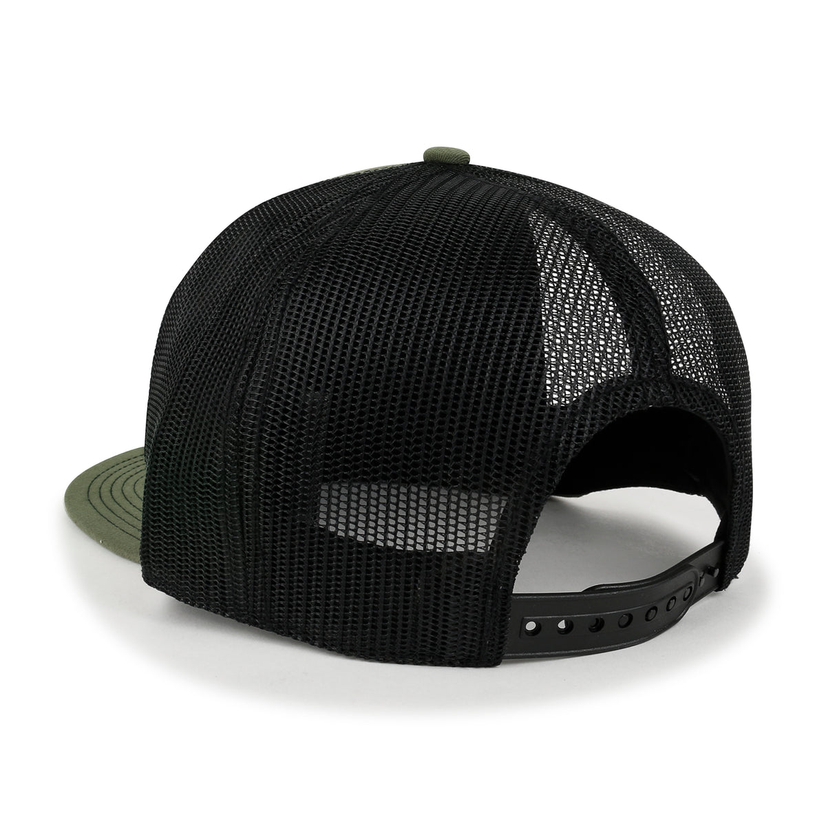 ililily Blank Six Panel Mesh Back Baseball Cap Basic Snap Back Flat Brim Hat