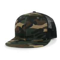 ililily Blank Six Panel Mesh Back Baseball Cap Basic Snap Back Flat Brim Hat