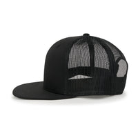 ililily Blank Six Panel Mesh Back Baseball Cap Basic Snap Back Flat Brim Hat