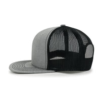 ililily Blank Six Panel Mesh Back Baseball Cap Basic Snap Back Flat Brim Hat