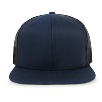 ililily Blank Six Panel Mesh Back Baseball Cap Basic Snap Back Flat Brim Hat