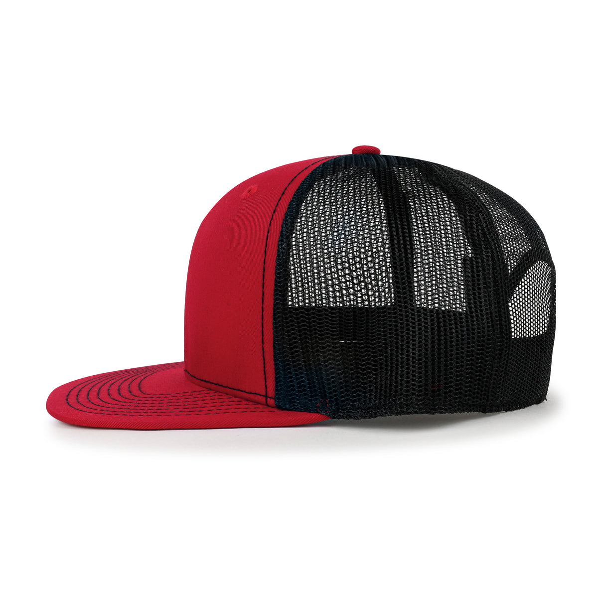 ililily 10 Bulk Pack Blank Six Panel Mesh Back Baseball Cap Basic Trucker Hat