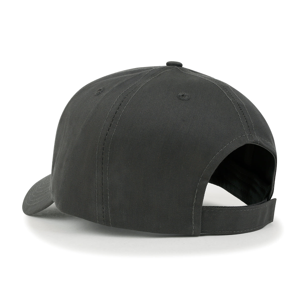 ililily Blank Six Panel Cotton Baseball Cap Basic Hook And Loop Back Trucker Hat