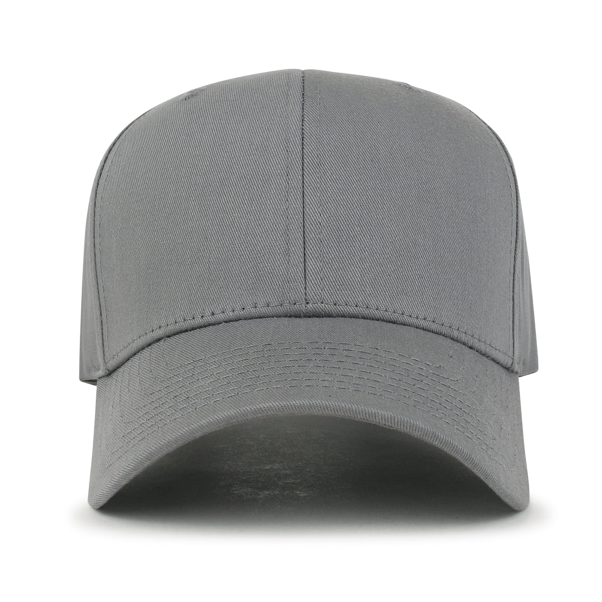 ililily Blank Six Panel Cotton Baseball Cap Basic Hook And Loop Back Trucker Hat
