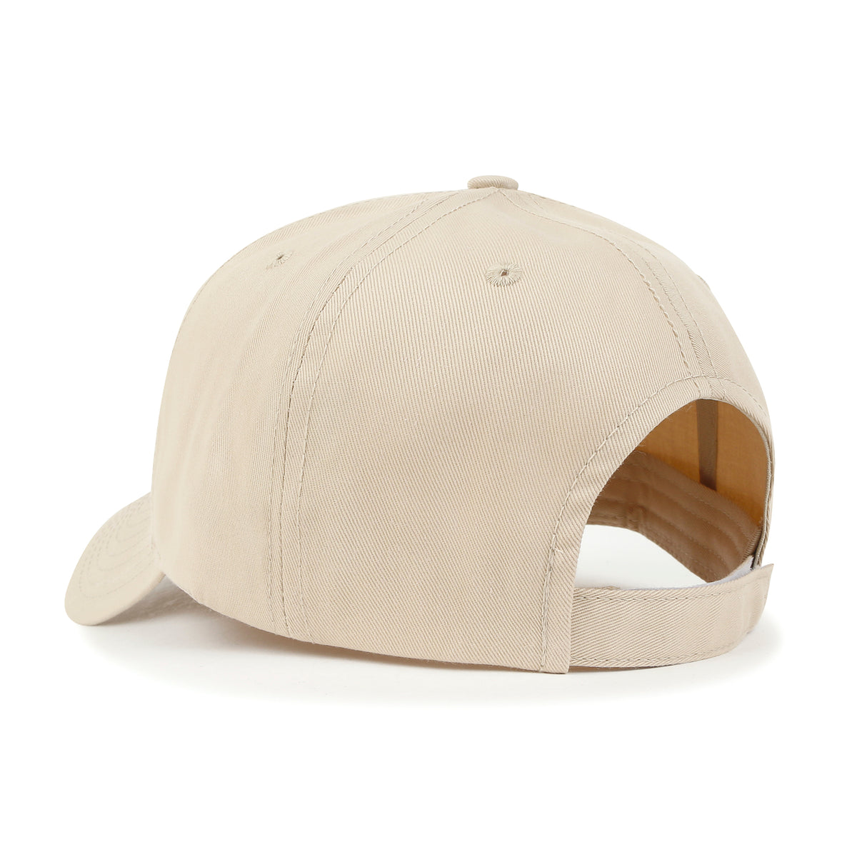 ililily Blank Six Panel Cotton Baseball Cap Basic Hook And Loop Back Trucker Hat