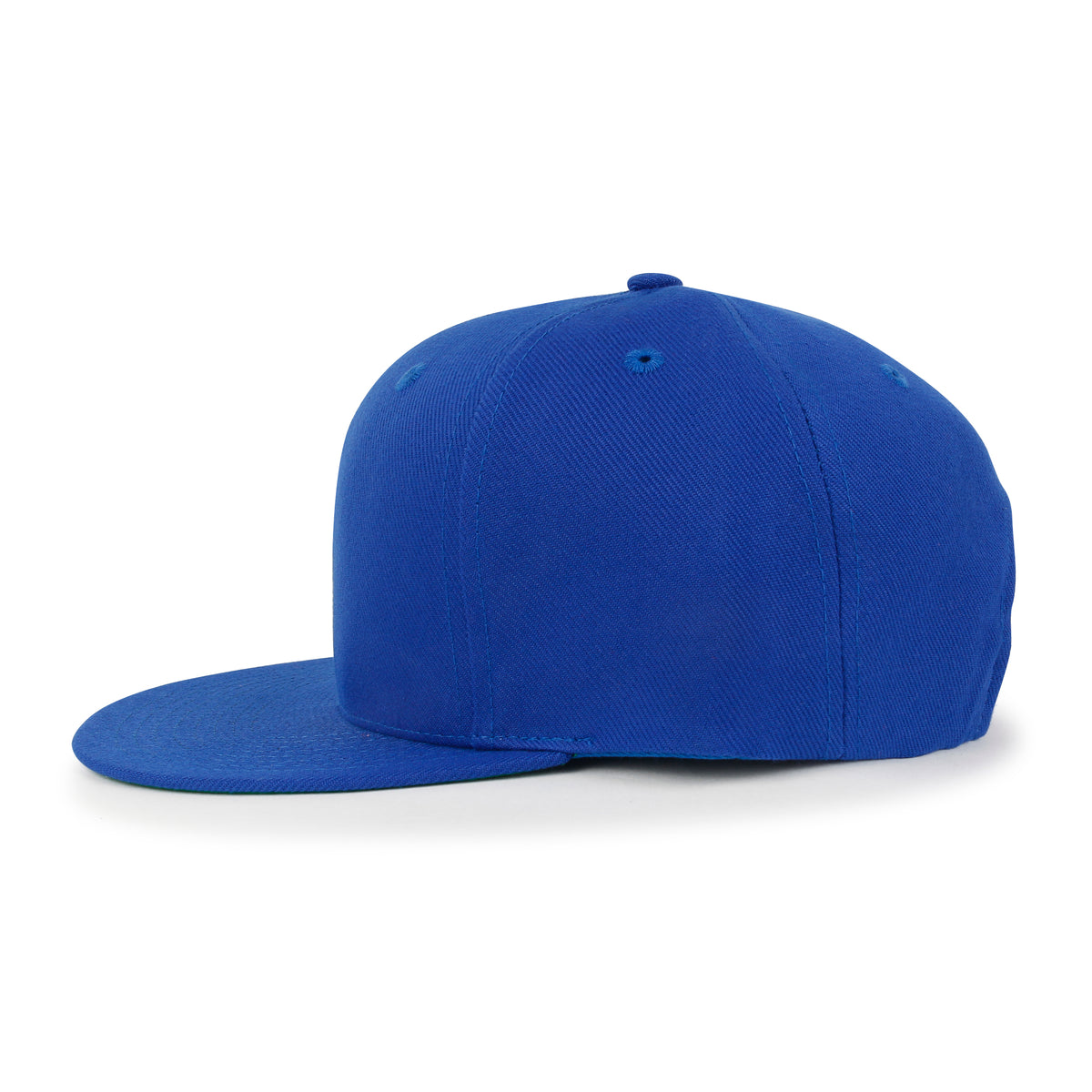 ililily Blank Six Panel Flat Bill Baseball Cap Basic Snap Back Trucker Hat