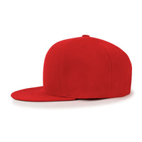 ililily Blank Six Panel Flat Bill Baseball Cap Basic Snap Back Trucker Hat