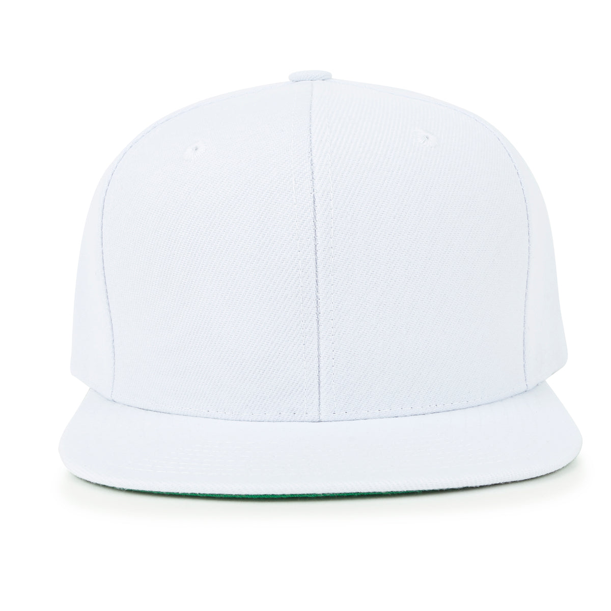 ililily 10 Bulk Pack Blank Six Panel Flat Bill Baseball Cap Basic Trucker Hat