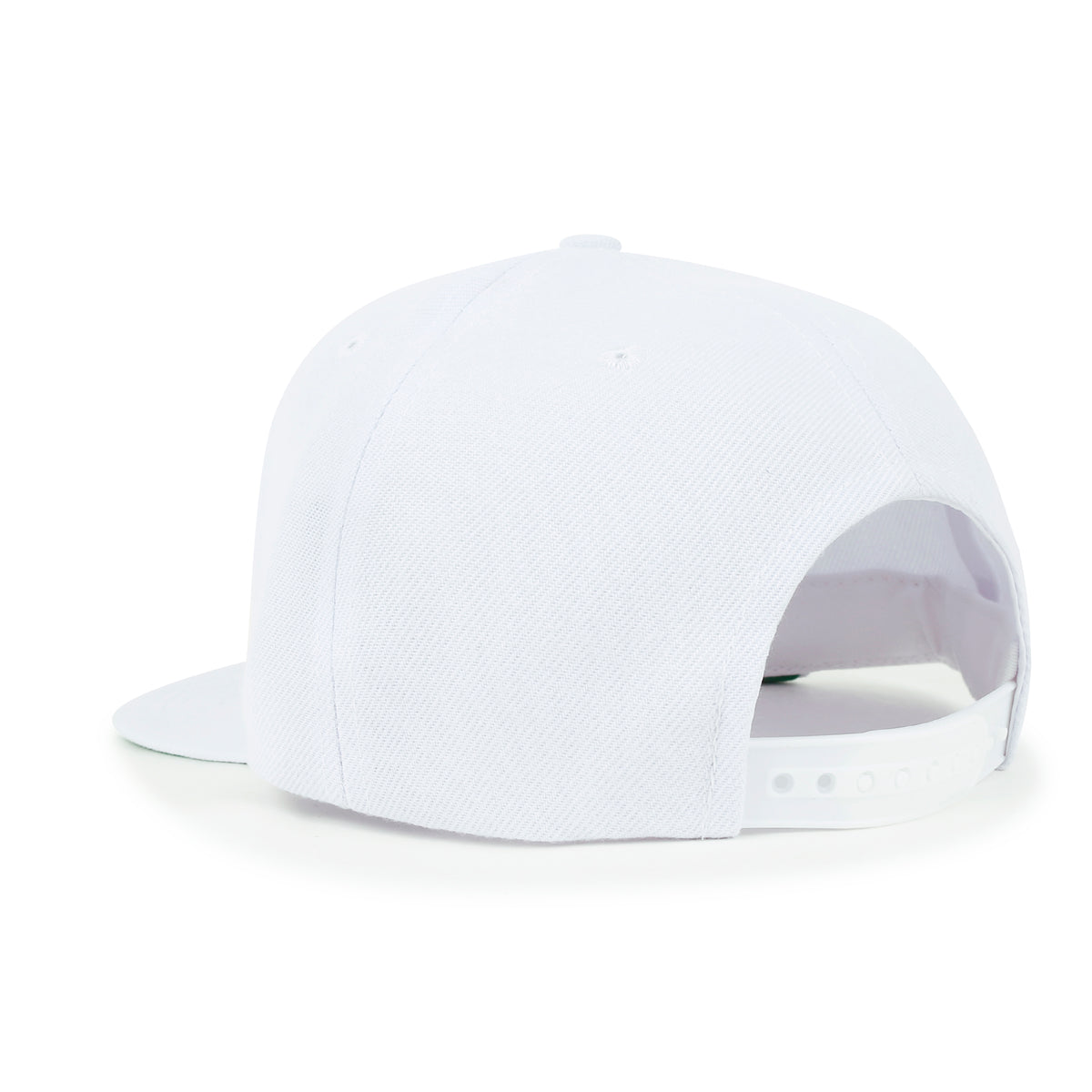 ililily 10 Bulk Pack Blank Six Panel Flat Bill Baseball Cap Basic Trucker Hat