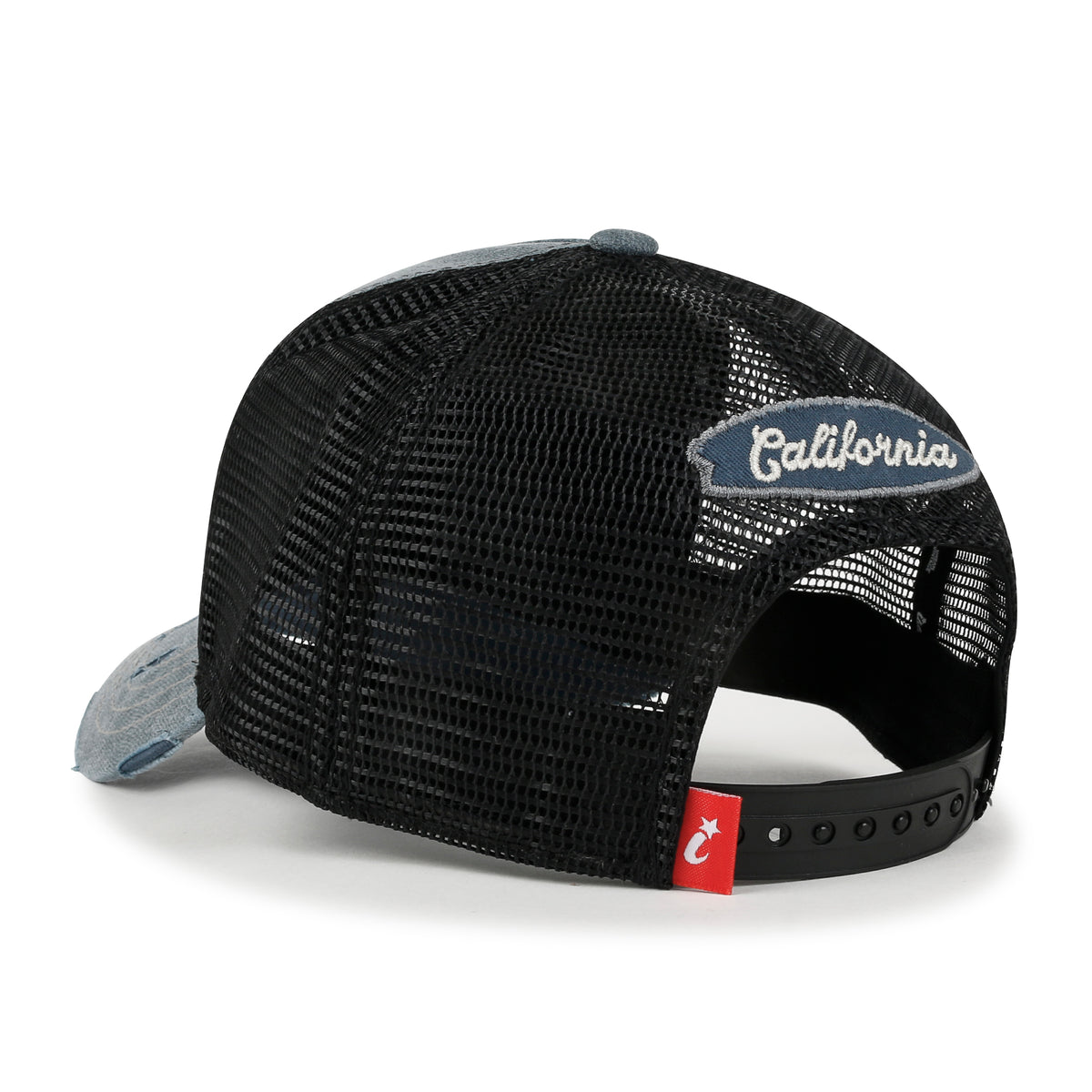 ililily PREMIUM California Bear Embroidered Baseball Cap Vintage Trucker Hat