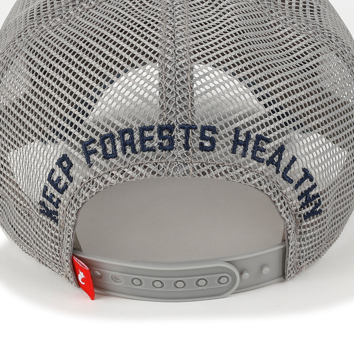 ililily PREMIUM Forest Embroidery Cotton Trucker Hat Distressed Baseball Cap