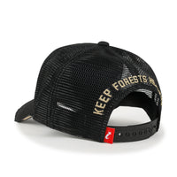 ililily PREMIUM Tree Embroidery Patch Cotton Hat Distressed Baseball Cap