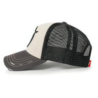 ililily Premium Endangered Albatross Animal Embroidery Baseball Cap Structured Hat