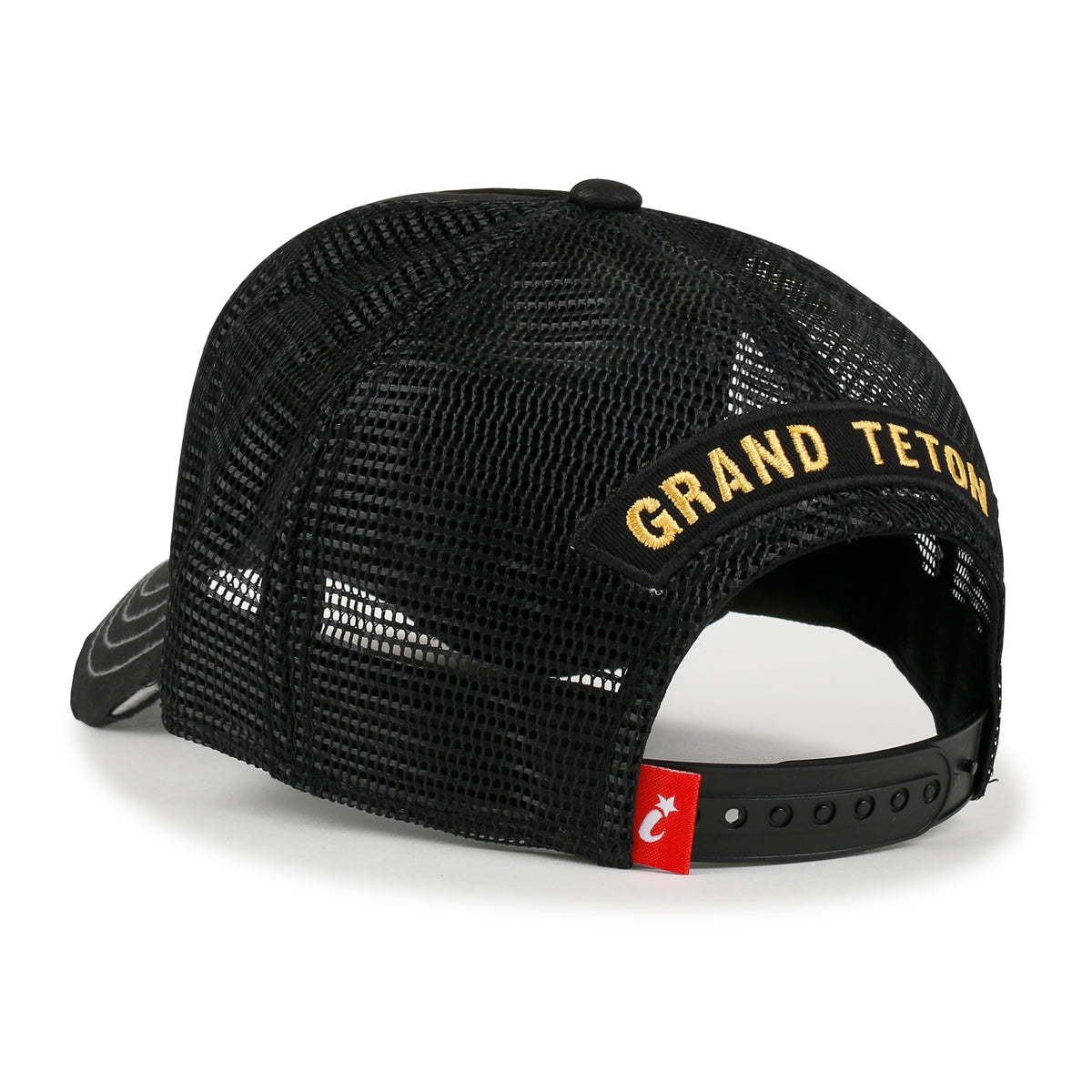 ililily Premium Grand Teton Embroidery Baseball Cap Structured Trucker Hat