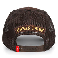 ililily PREMIUM Letter M Embroidered Cotton Trucker Cap Varsity Baseball Cap