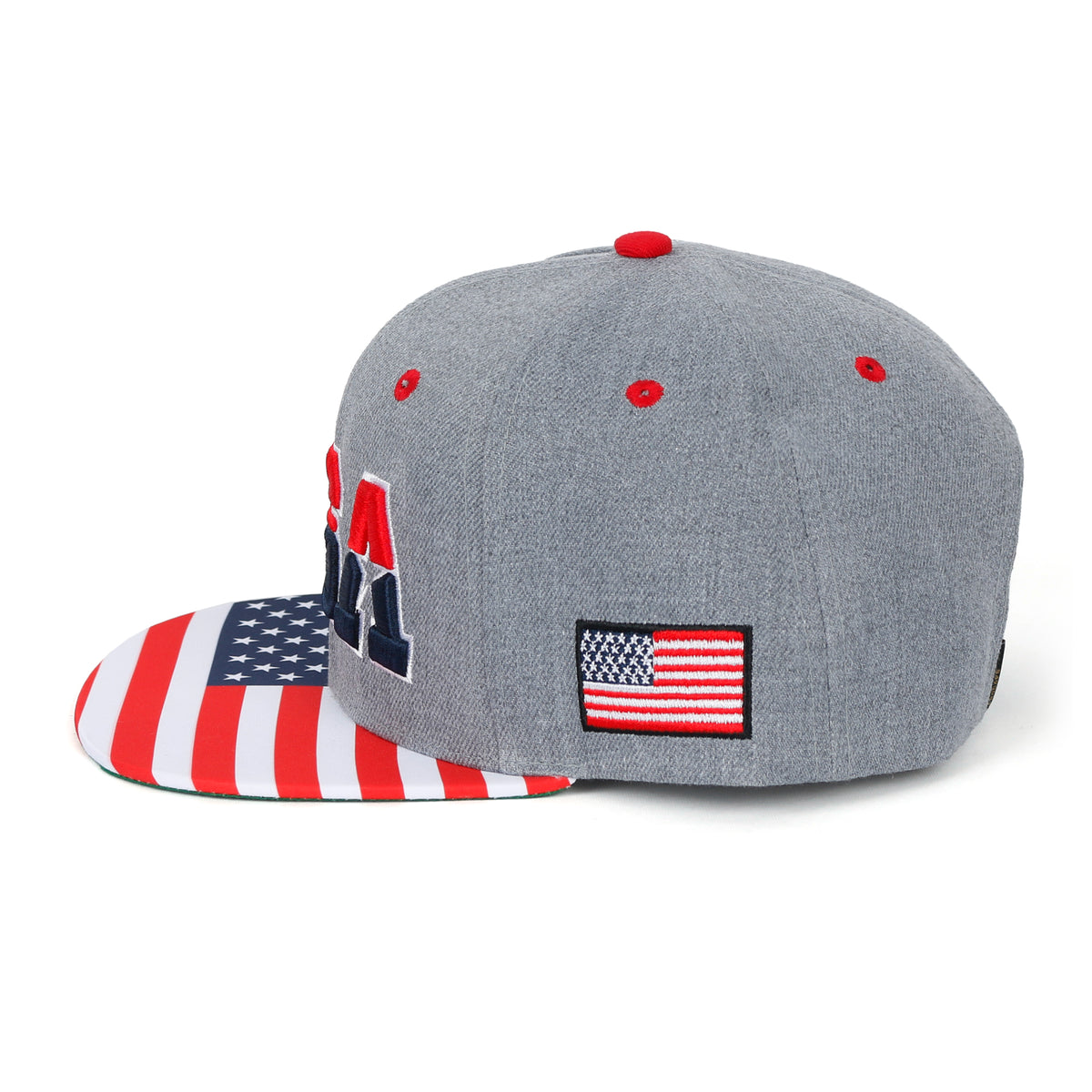 ililily United States Of America USA Flag Embroidery Trucker Hat Baseball Cap