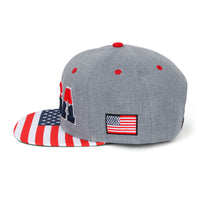 ililily United States Of America USA Flag Embroidery Trucker Hat Baseball Cap