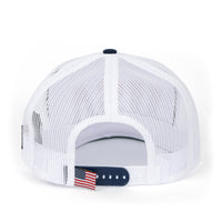 ililily United States Of America USA Flag Embroidery Trucker Hat Baseball Cap