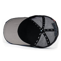 ililily PREMIUM NASA Mars Mission Embroidered Distressed Trucker Cap