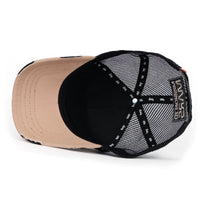 ililily PREMIUM NASA Mars Mission Embroidered Distressed Trucker Cap