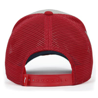 ililily PREMIUM Pirate Embroidery Distressed Trucker Hat Casual Baseball Cap
