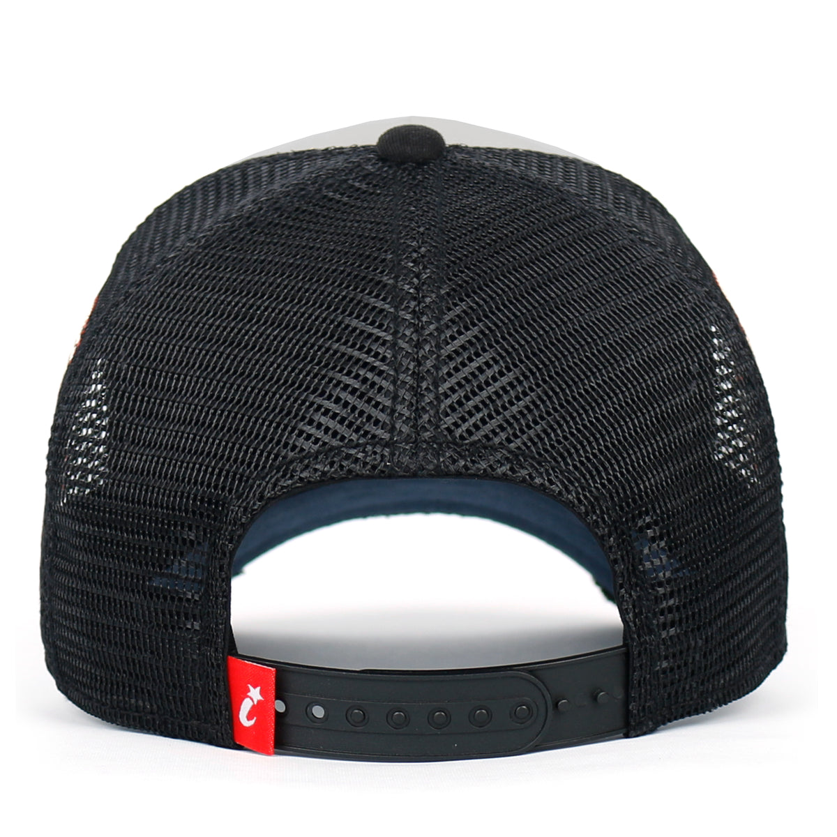 ililily PREMIUM Pirate Embroidery Distressed Trucker Hat Casual Baseball Cap
