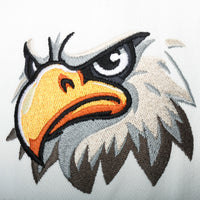 ililily PREMIUM Eagle Mascot Embroidery Trucker Hat Mesh Back Baseball Cap