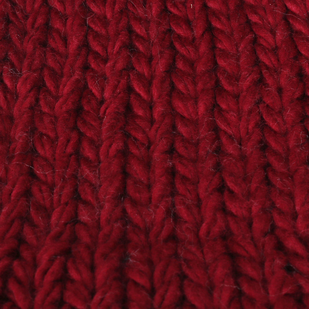 ililily Solid Color Fold Over Long Pompom Beanie Winter Ribbed Knit Slouchy Hat