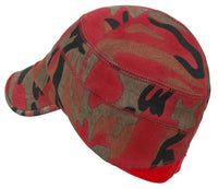 ililily Military Camouflage Pattern Cotton Casual Flex Fit Work Cap Soft Hat