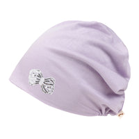 ililily Tencel Lyocell Ribbon Spangle Motif Chemo Beanie Soft Smooth Sleep Hat