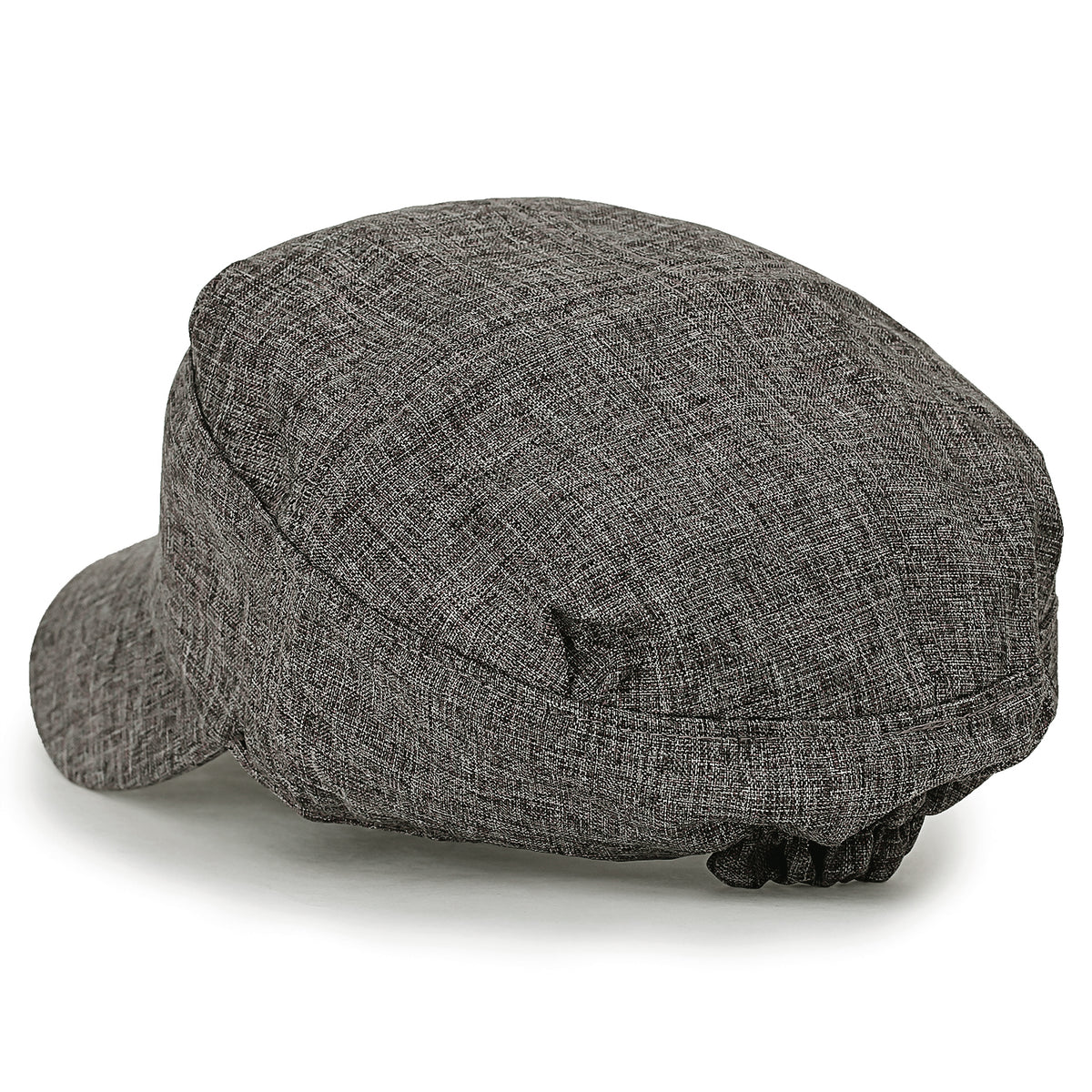 ililily Mixed Color Military Army Hat Casual Front Tuck Cotton Cadet Cap
