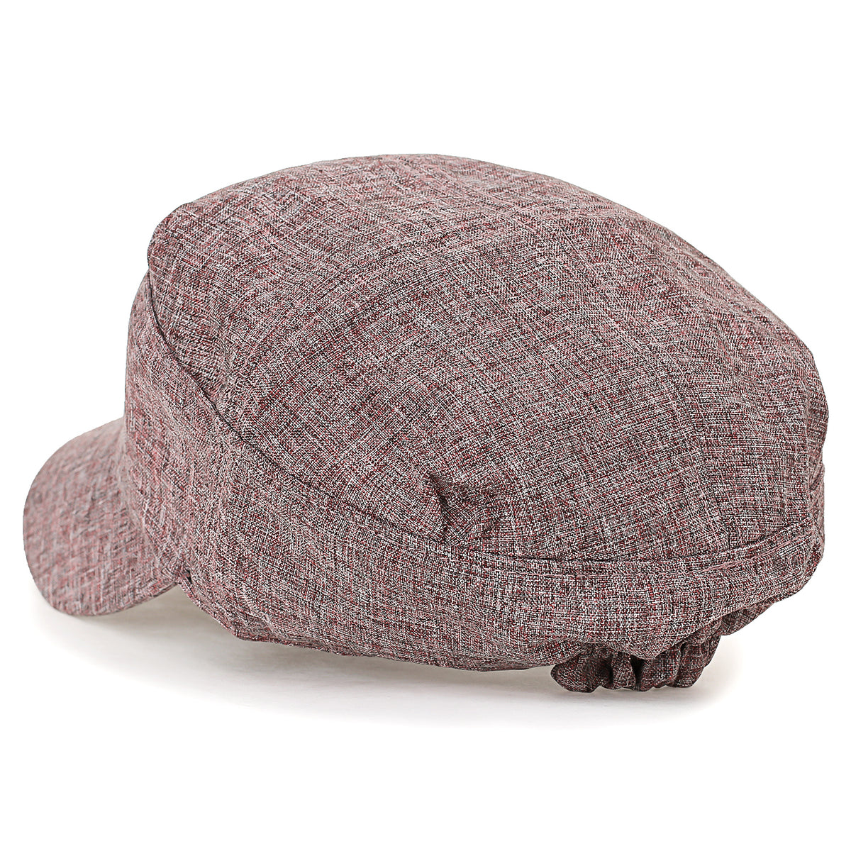 ililily Mixed Color Military Army Hat Casual Front Tuck Cotton Cadet Cap