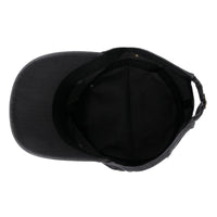 ililily Vintage Distressed Cotton Army Hat Sunflower Rhinestone Cadet Cap