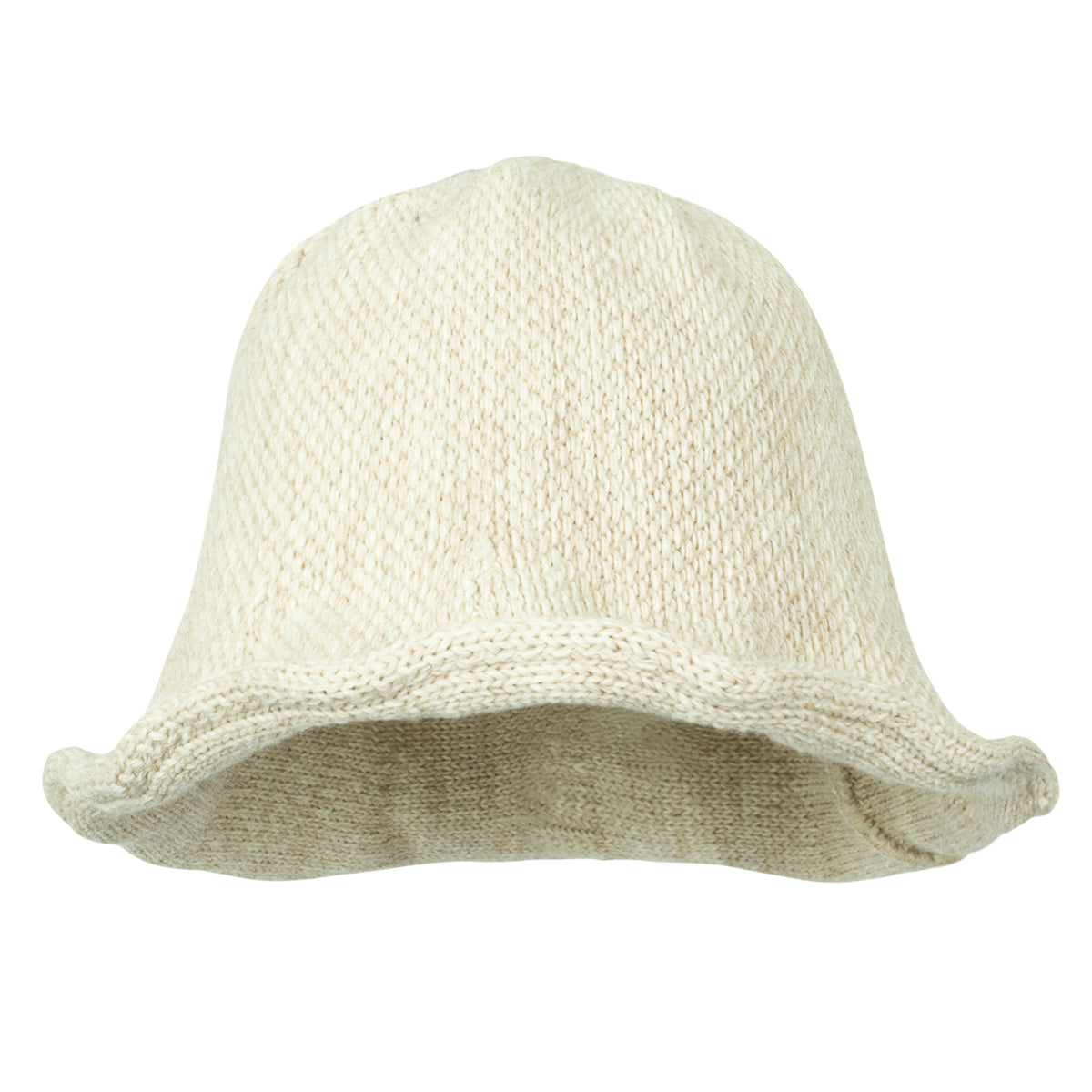 ililily Women Knitted Floppy Round Top Fedora Feminine Bucket Hat
