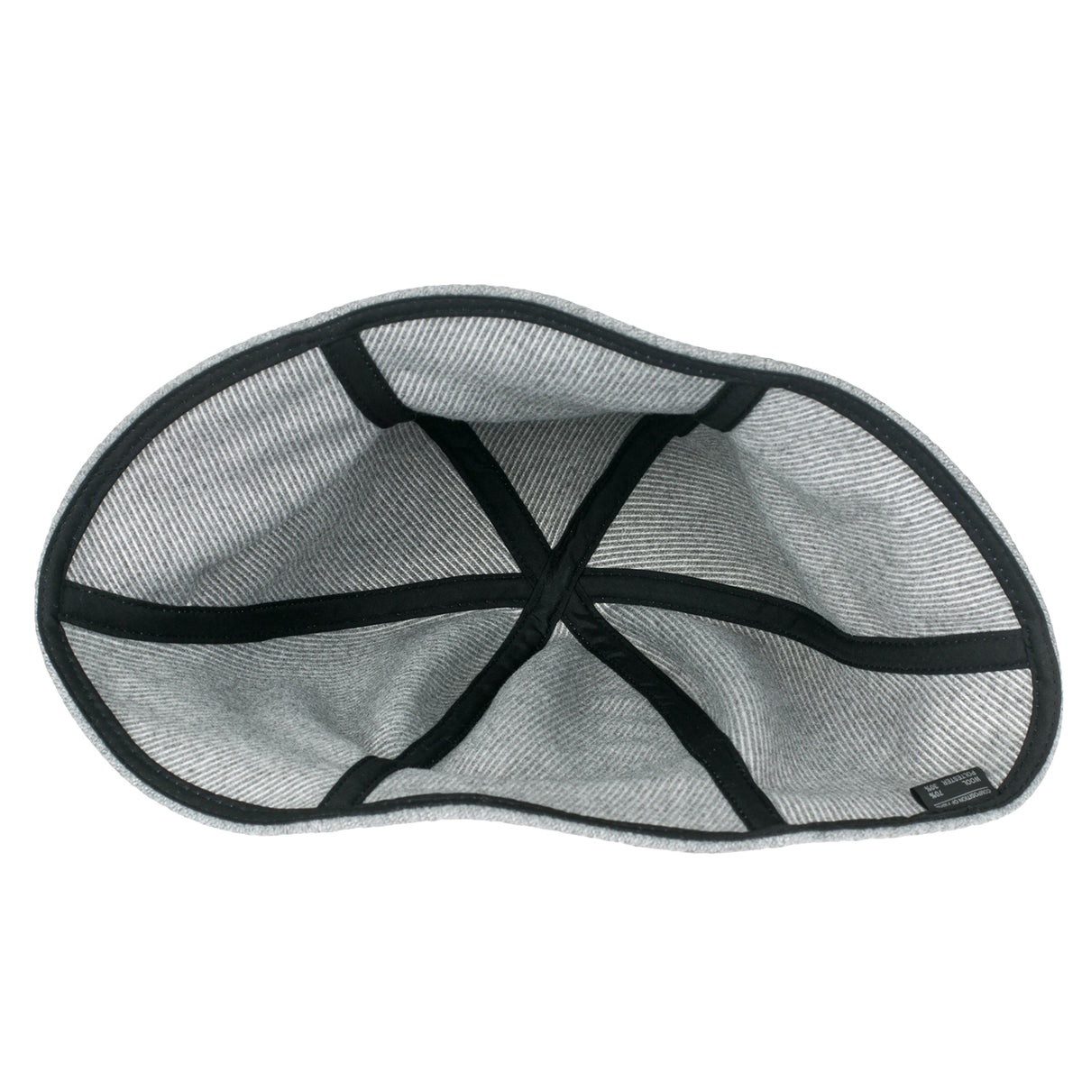 ililily Wool-Blend Solid Color Floppy Round Top Fedora Soft Bucket Hat