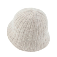 ililily Crochet Knitted Angora Blended Fedora Color Winter Bucket Hat