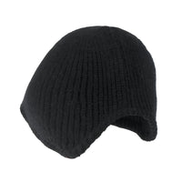 ililily Crochet Asymmetrical Brim Wool Blended Fedora Color Winter Bucket Hat