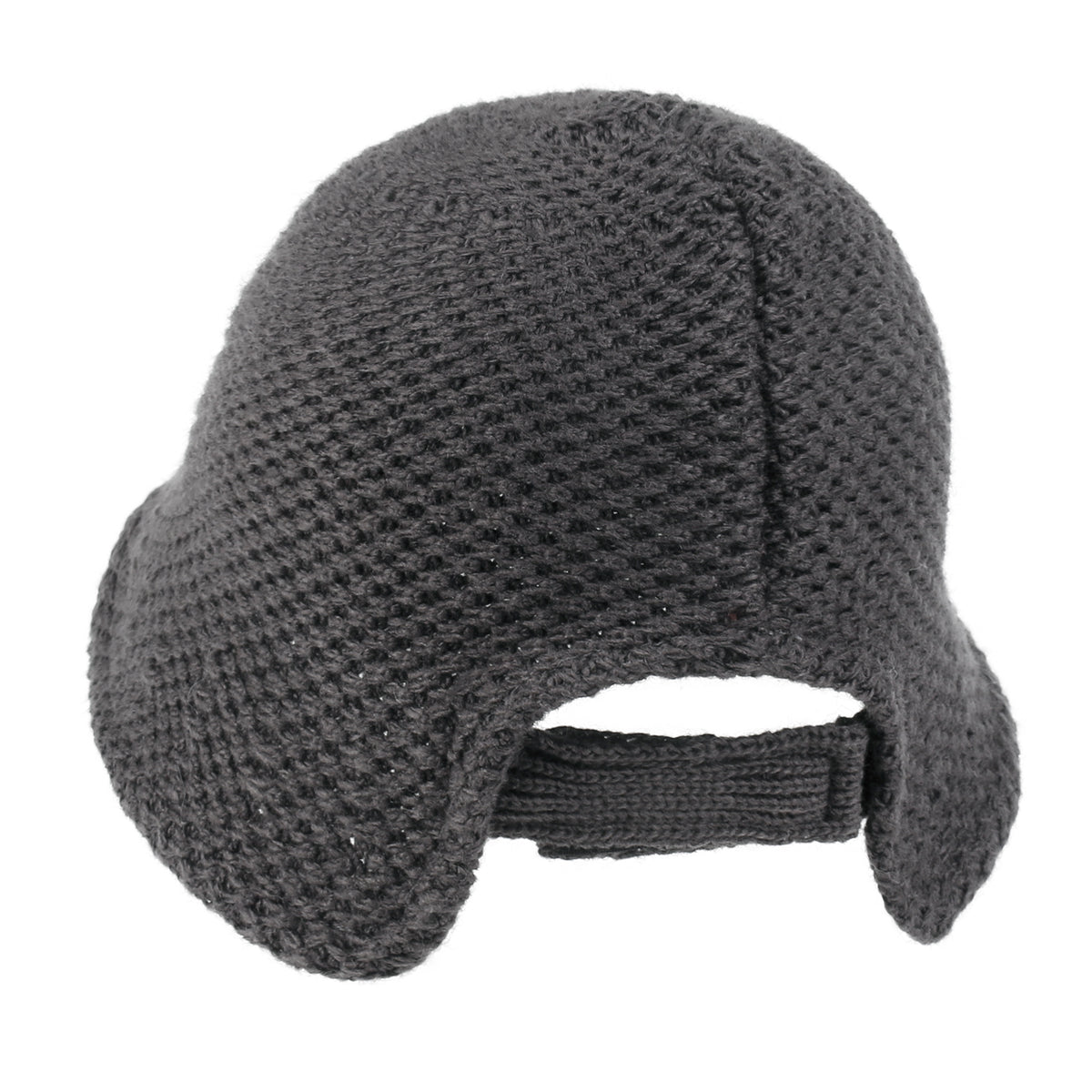ililily Crochet Asymmetrical Brim Wool Blended Bucket Hook And Loop Winter Hat