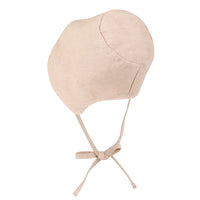 ililily Cotton Blended Sun Bonnet Hat Lightweight Open Back Classic Bucket Hat