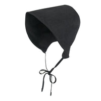 ililily Cotton Blended Sun Bonnet Hat Lightweight Open Back Classic Bucket Hat