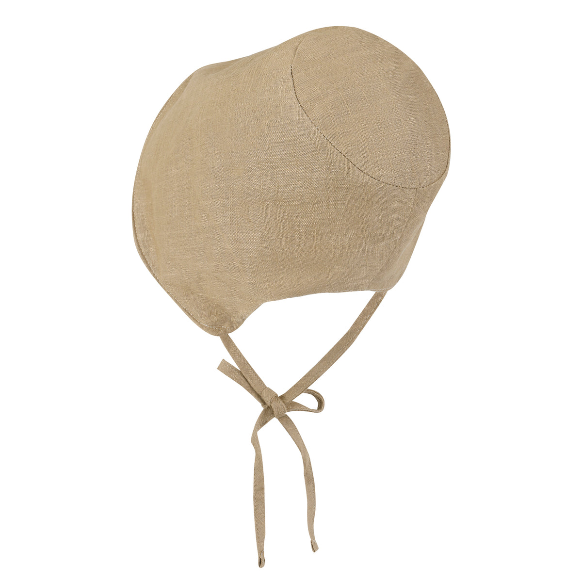 ililily Cotton Blended Sun Bonnet Hat Lightweight Open Back Classic Bucket Hat