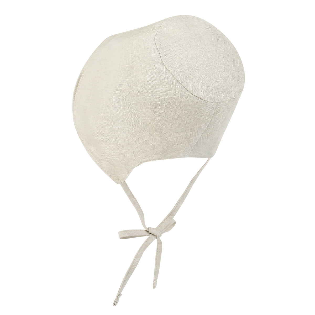 ililily Cotton Blended Sun Bonnet Hat Lightweight Open Back Classic Bucket Hat