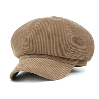 ililily Classic Newsboy Cabbie Cap 8-panel Duck Bill Flat Hunting Hat