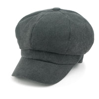 ililily Classic Newsboy Cabbie Cap 8-panel Duck Bill Flat Hunting Hat