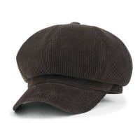 ililily Classic Newsboy Cabbie Cap 8-panel Duck Bill Flat Hunting Hat